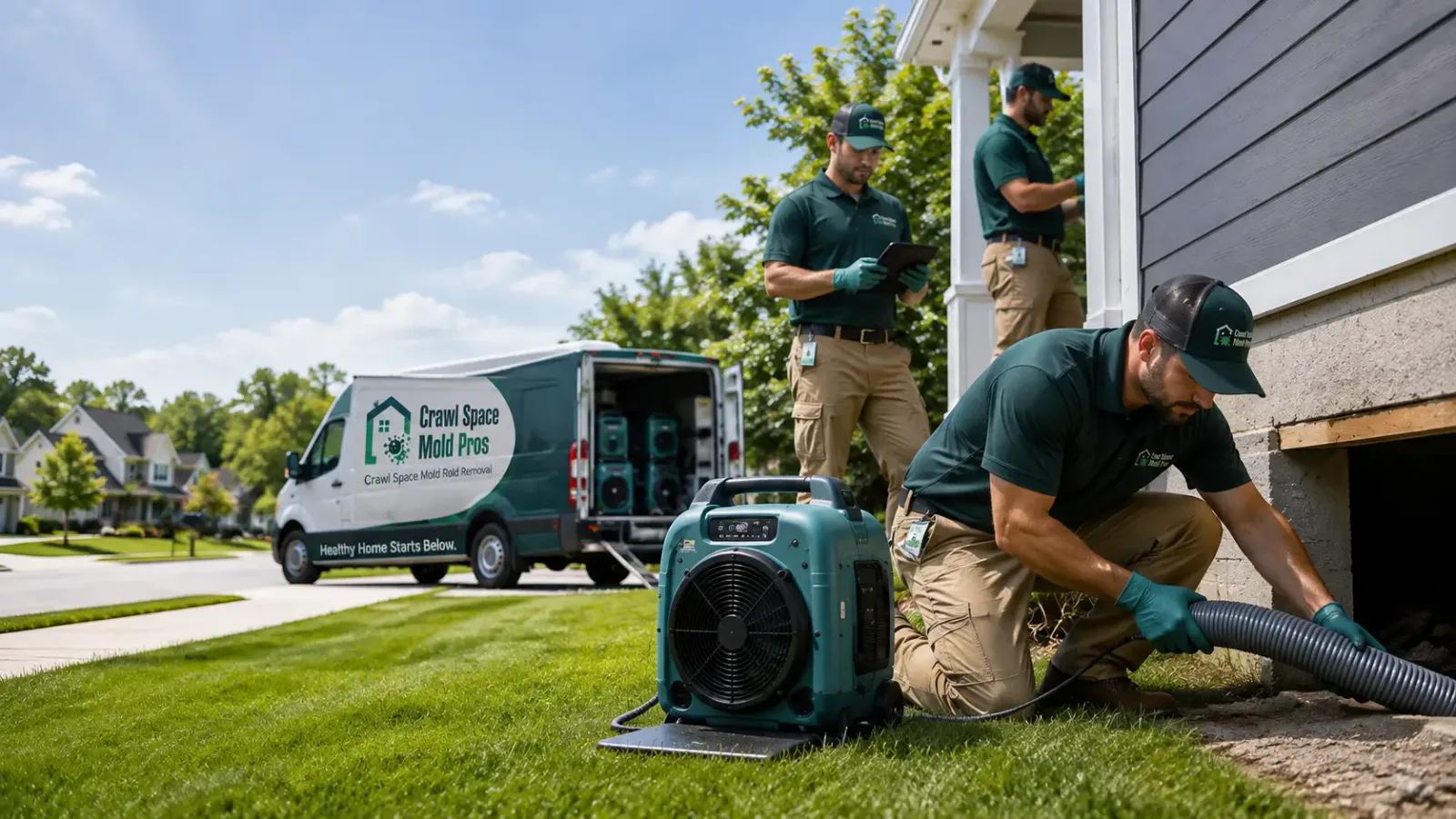 Crawl Space Mold Removal in Halltown, MO